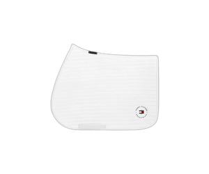 Tapis de selle de saut pour cheval Tommy Hilfiger Equestrian Upstate Blanc Full