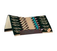 Tapis de selle en laine pour cheval Pool's Texas Western Beige TU