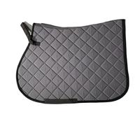 Tapis de selle Ensemble de protège-oreilles for tapis de selle, harnais, coussinet de sueur, fournitures équestres for l'équitation(Grey sweat pad)