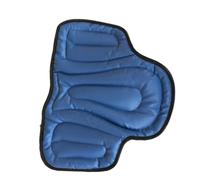 Tapis de selle for cheval | Tapis de selle en cuir PU | Équipement d'équitation, coussins de selle de moto imperméables et absorbants for la protection sportive à cheval(Blue)