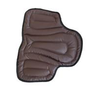 Tapis de selle for cheval | Tapis de selle en cuir PU | Équipement d'équitation, coussins de selle de moto imperméables et absorbants for la protection sportive à cheval(Brown)