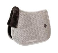 Tapis de selle FULL - Beige - Laine vegan - Saut d'obstacles