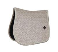 Tapis de selle FULL - Beige - Velours - Saut d'obstacles