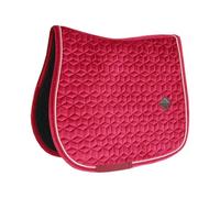 Tapis de selle FULL - Fuchsia - Velours - Saut d'obstacles