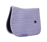 Tapis de selle FULL - Mauve - Velours - Saut d'obstacles