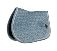 Kentucky Tapis de selle - Velours - Bleu clair - Poney