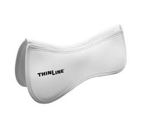 Tapis de selle pour cheval avec amortisseur ThinLine Blanc S