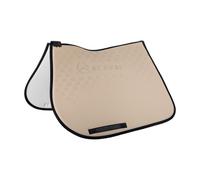 Tapis de selle pour cheval avec coussin en dessous en fibre bamboo Acavallo Lycra Gel Grip Beige TU