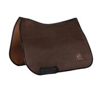 Tapis de selle pour cheval carré Acavallo Louvre Marron TU