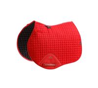 Tapis de selle pour cheval coton uni Premier Equine Close Contact GP Rouge Full