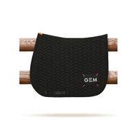 Tapis de selle pour cheval GEM Touc Touc Obstacle Noir TU