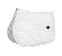 Tapis de selle pour cheval Kentucky Glitter Band Blanc Full
