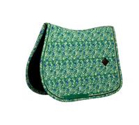 Tapis de selle pour cheval Kentucky Horsewear Paisley garden Vert Cob