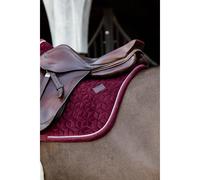 Tapis de selle pour cheval Kentucky Velvet Rouge Poney