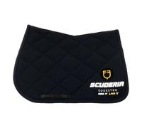 Tapis de selle pour cheval maille Equestro Onion Line Edition Noir Full