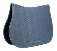 Tapis de selle pour cheval mixte Riding World Wave Bleu Full