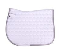 Tapis de selle pour cheval QHP Florence - blanc - D Full