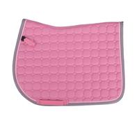 QHP Florence Tapis de selle, Taille : VS Shetty, Couleur : rose flamingo