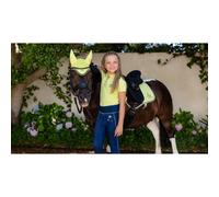 Tapis de selle pour cheval suede jump square LeMieux Jaune Mini-Shetland