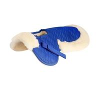 Tapis de selle Tapis de selle coussin d'équitation tapis de selle polaire équipement d'équitation(Blue)