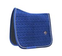 Tapis De Selle Velvet Classic Dressage Bleu Marine Bleu