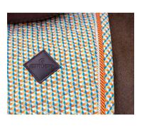 Tapis de Selle Velvet printing Orange et Bleu MIXTE - Kentucky