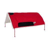 Tapis de selle western basique pour cheval Lakota Rouge TU