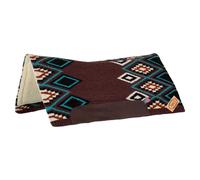 Tapis de selle western pour cheval Pool's Texas Rouge TU