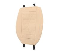 Tapis de Siège Auto Beige en Cuir Pu, Design sans Dossier, Pièce Unique | Installation et Retrait Faciles, Support D’assise, Profil Épuré Minimaliste