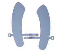 Tapis de siège de toilette en silicone imperméable et rehausseur de siège conçu pour minimiser le contact, adapté pour une utilisation domestique et commerciale de salle de bain, comprend 1 paire de