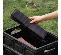Tapis de siège portable pour camping, randonnée, utilisation en plein air, coussin de siège pliable avec couche en polyéthylène résistant à l'humidité et fond antidérapant, 57 g (marron)