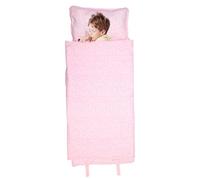 Tapis de Sieste pour Tout-Petit avec Oreiller Sac de Couchage Portable Anti-Coups Pied 127 x 50 cm avec poignée pour la Maison l'école Maternelle et la garderie