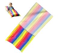 Tapis De Ski sur - Tapis Arc-en-Léger Interactif | D'Entraînement Snowboard | pour Traîneau sur Neige, Dunes De Sable, Plage, Moments en Famille À L'Extérieur en