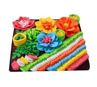 Tapis de sniffle, tapis de sniffle chien d'alimentation lente avec un fond non glissant, soulagement du stress et entraînement pour chiens, facile à nettoyer pour les chats, chiens, lapins, porcs