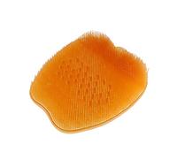 Tapis de Soin des Pieds Exfoliant, Coussin de Massage, Orange | Silicone Pvc, Léger et Portable, Soin des Pieds, Usage Mural, pour Pédicure et Gommage