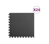Tapis de sol 24 pcs 8,64? Mousse EVA Noir