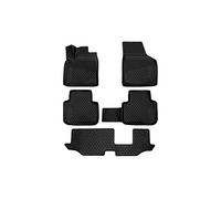 Tapis de Sol 3D en Caoutchouc antidérapant pour Volkswagen Teramont/Atlas 2nd Row Bench Seating 17-20