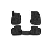 Element Tapis de Sol Voiture en TPE pour 3D Peugeot 2008, 2013-2019, 4pcs. - sur Mesure, antidérapants, imperméables, Bords Hauts, Protection Toutes Saisons, Facile à Nettoyer