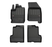 Frogum Tapis de sol 3D ProLine pour Dacia Duster II 2017- sur mesure Caoutchouc Noir