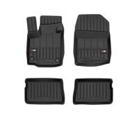 Tapis de Sol 3D ProLine FROGUM pour RENAULT Twingo II 2007-2014 sur mesure en Caoutchouc Noir