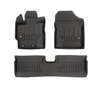 FROGUM Tapis de sol 3D407749 – Ensemble en caoutchouc noir pour Toyota Yaris III 2011-2019