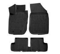 Tapis de sol 3D - SCOUTT - Dacia Duster 1 - Caoutchouc Premium - Noir - Sur mesure 2010-2018