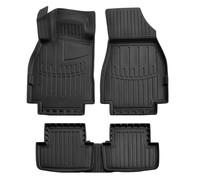 Tapis de sol 3D - SCOUTT - Renault Megane 2 - Caoutchouc Premium - Noir - Sur mesure