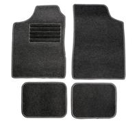 Tapis de sol 4 pieces type C Graphite noir moquette