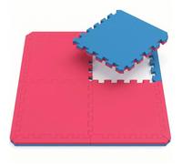 Tapis de Sol | 4 Tapis Puzzles plus 8 Cadres | Durable Mousse EVA | Idéal pour pratiquer la Gymnastique Yoga Judo etc. | Epaisseu...