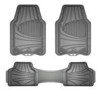 Tapis de sol à couverture complète en caoutchouc gris Armor All 78844, 3 pièces, à découper sur mesure