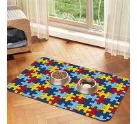 Tapis de Sol Absorbant pour Chien et Chat, antidérapant, pour la Sensibilisation à l'Autisme, 30 x 45 cm