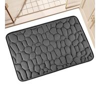 Tapis de sol absorbant pour salle de bain - Dos antidérapant - Flanelle | Salle de bain pour salon, conférence, salle d'étude, couloir, chambre, balcon