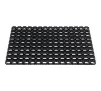 Tapis de sol anneaux ouverts noir Gum.L500xB800xS22mm