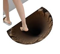 Tapis de sol, antidérapant avec effet 3D optique illusionniste à piège, tapis d'extérieur pour entrée extérieure, pour salon, chambre, cuisine, bureau, hôtel, décoration intérieure extérieure